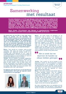 Samenwerking met resultaat | Strategisch regionaal overleg ziekenhuizen